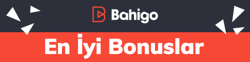 Bahigo logosu ile En İyi Bonuslar yazılı kırmızı banner
